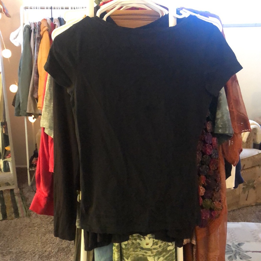 Basic Black V-Neck - Picture 2 of 2